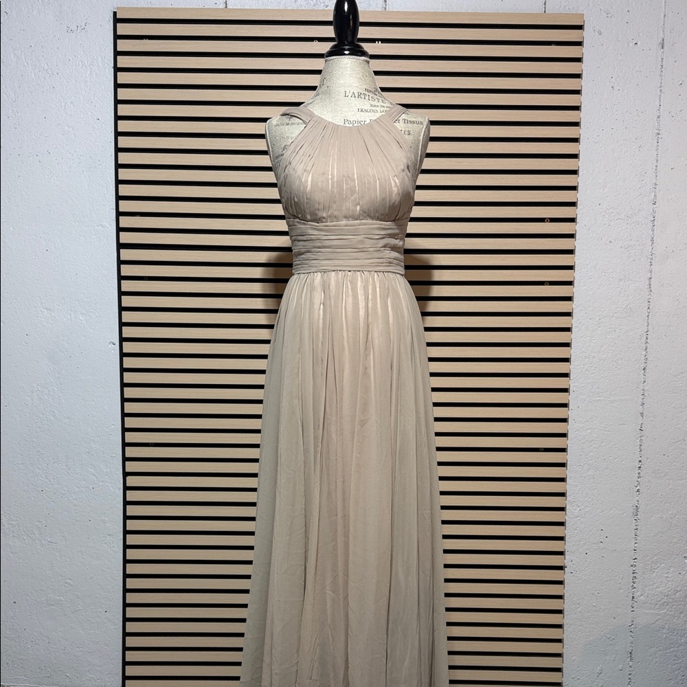 Chic Beige Maxi Dress